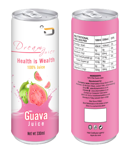 DREAM JUICE® 100%  Guava Fruit Juice x 24